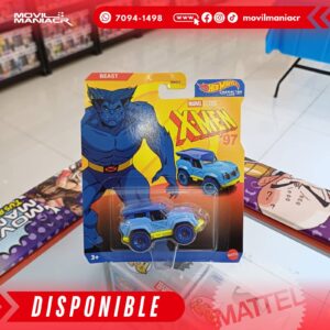 Hot Wheels Character Car X-Men '97 Beast - (Stock) ¡Disponible Ahora!