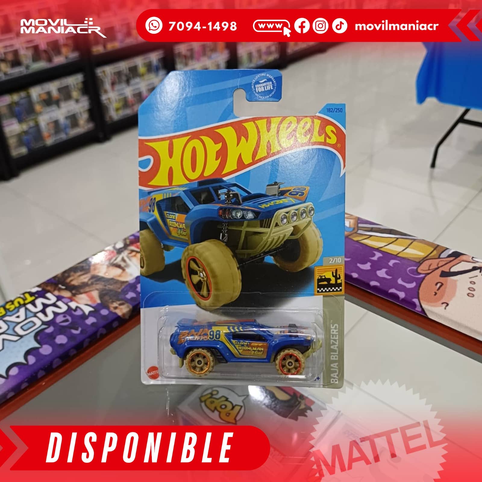 Hot Wheels Dune Crusher (182/250) 2023 Azul – (Stock) ¡Disponible Ahora! 1 Hot Wheels Dune Crusher (182/250) 2023 Azul – (Stock) ¡Disponible Ahora!