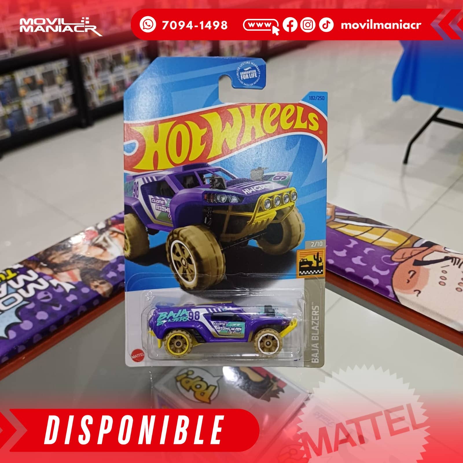 Hot Wheels Dune Crusher (182/250) 2023 Morado – (Stock) ¡Disponible Ahora! 1 Hot Wheels Dune Crusher (182250) 2023 Morado – (Stock) ¡Disponible Ahora!