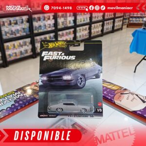 Hot Wheels Fast and Furious 1970 Chevelle SS - Premium (Stock) ¡Disponible Ahora!