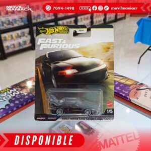 Hot Wheels Fast and Furious 1993 Honda Civic Coupe - Premium (Stock) ¡Disponible Ahora!