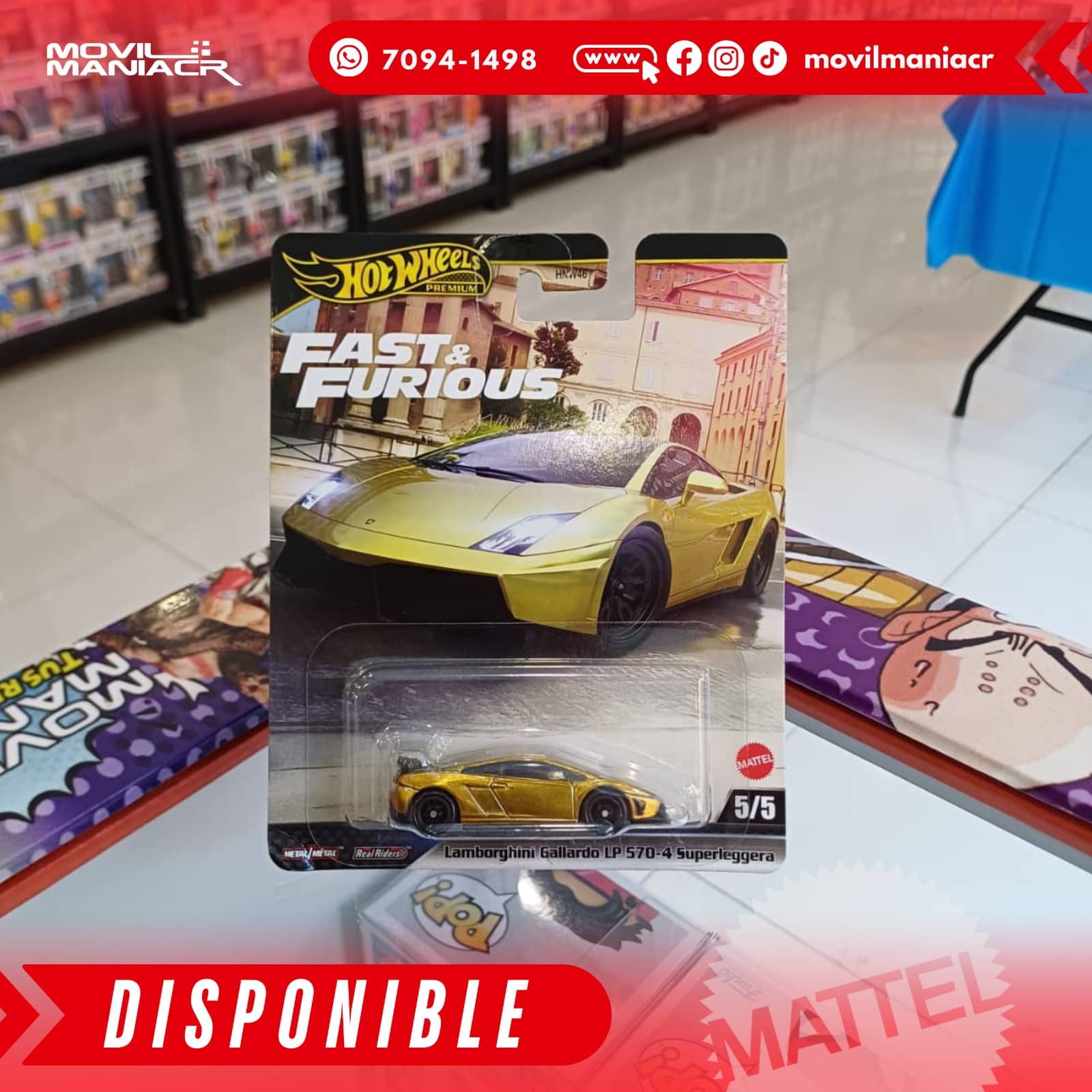 Hot Wheels Fast and Furious Lamborghini Gallardo LP 570 - Premium (Stock) ¡Disponible Ahora! 1 Hot Wheels Fast and Furious Lamborghini Gallardo LP 570 - Premium (Stock) ¡Disponible Ahora!