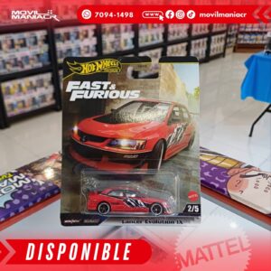 Hot Wheels Fast and Furious Lancer Evolution IX - Premium (Stock) ¡Disponible Ahora!