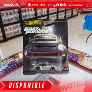 Hot Wheels Fast and Furious Porsche 911 Carrera RS 3.8 - Premium (Stock) ¡Disponible Ahora!