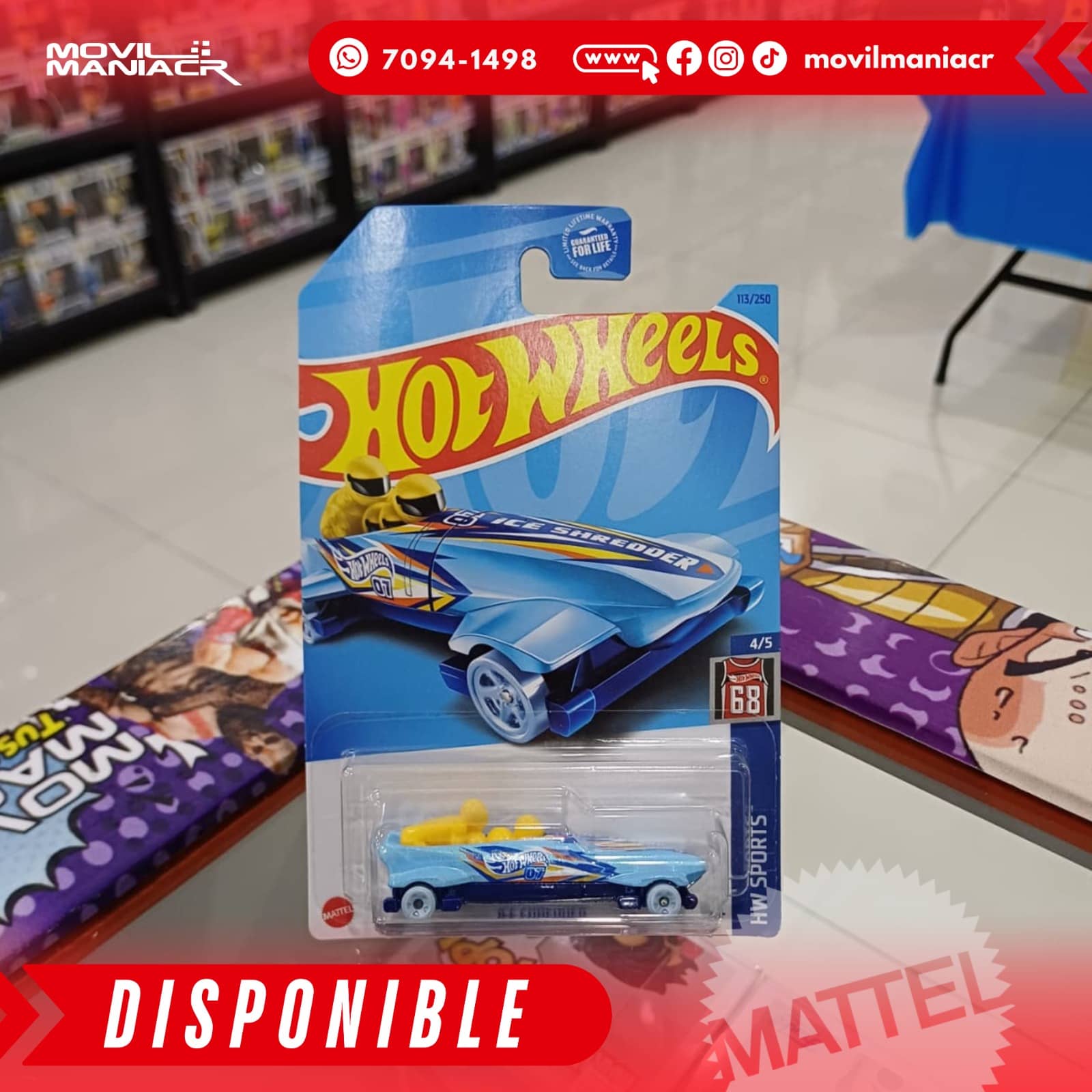 Hot Wheels Ice Shredder (113/250) 2023 – (Stock) ¡Disponible Ahora! 1 Hot Wheels Ice Shredder (113250) 2023 – (Stock) ¡Disponible Ahora!