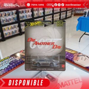 Hot Wheels Pop Culture 007 Aston Martin Vanquish - Premium (Stock) ¡Disponible Ahora!