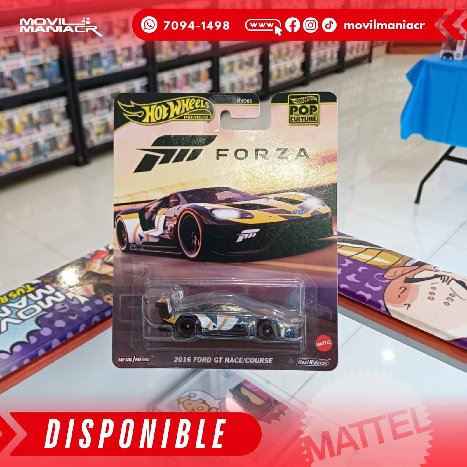 Hot Wheels Pop Culture Forza 2016 Ford GT - Premium (Stock) ¡Disponible Ahora! 1 Hot Wheels Pop Culture Forza 2016 Ford GT - Premium (Stock) ¡Disponible Ahora!