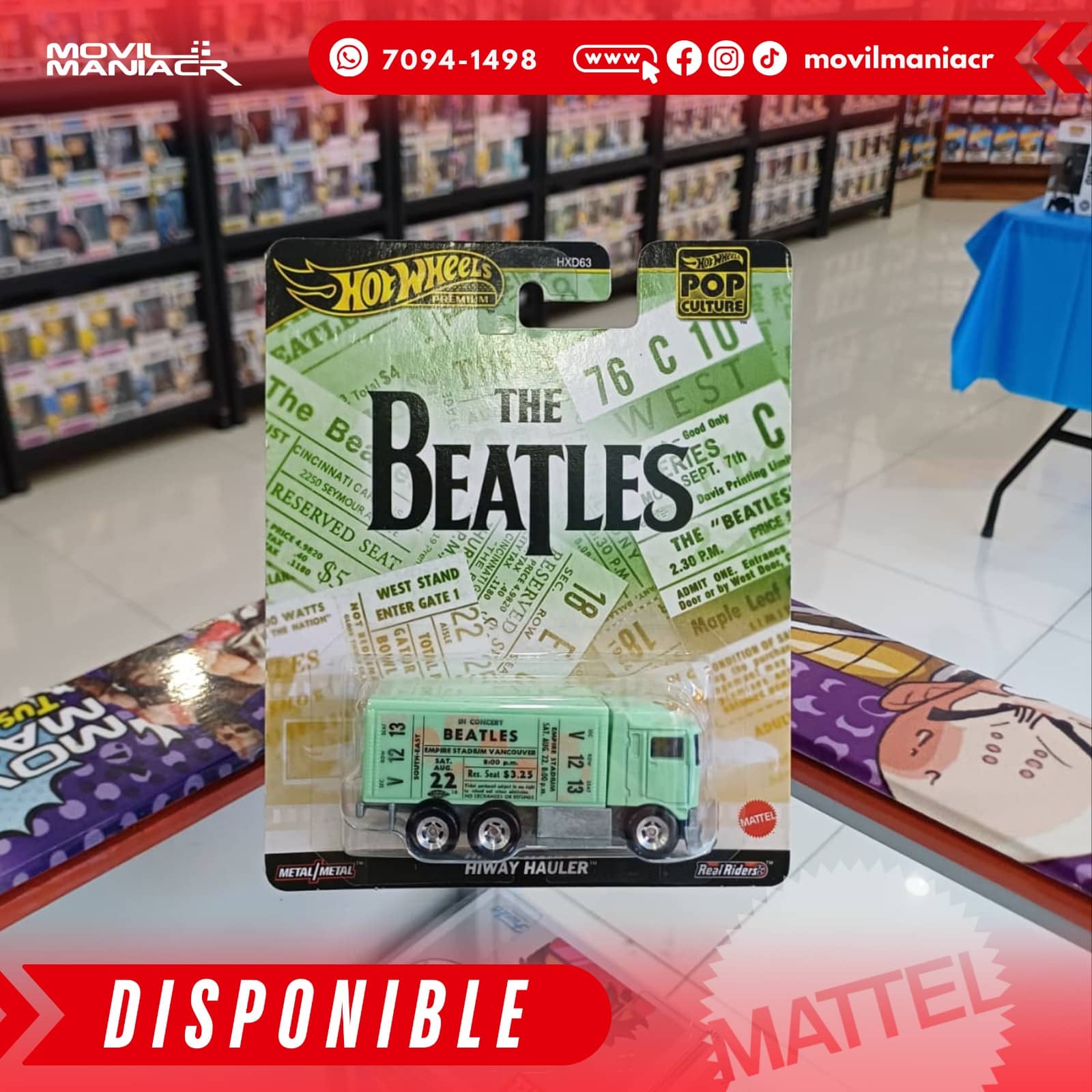 Hot Wheels Pop Culture The Beatles Hiway Hauler Verde - Premium (Stock) ¡Disponible Ahora! 1 Hot Wheels Pop Culture The Beatles Hiway Hauler Verde - Premium (Stock) ¡Disponible Ahora!