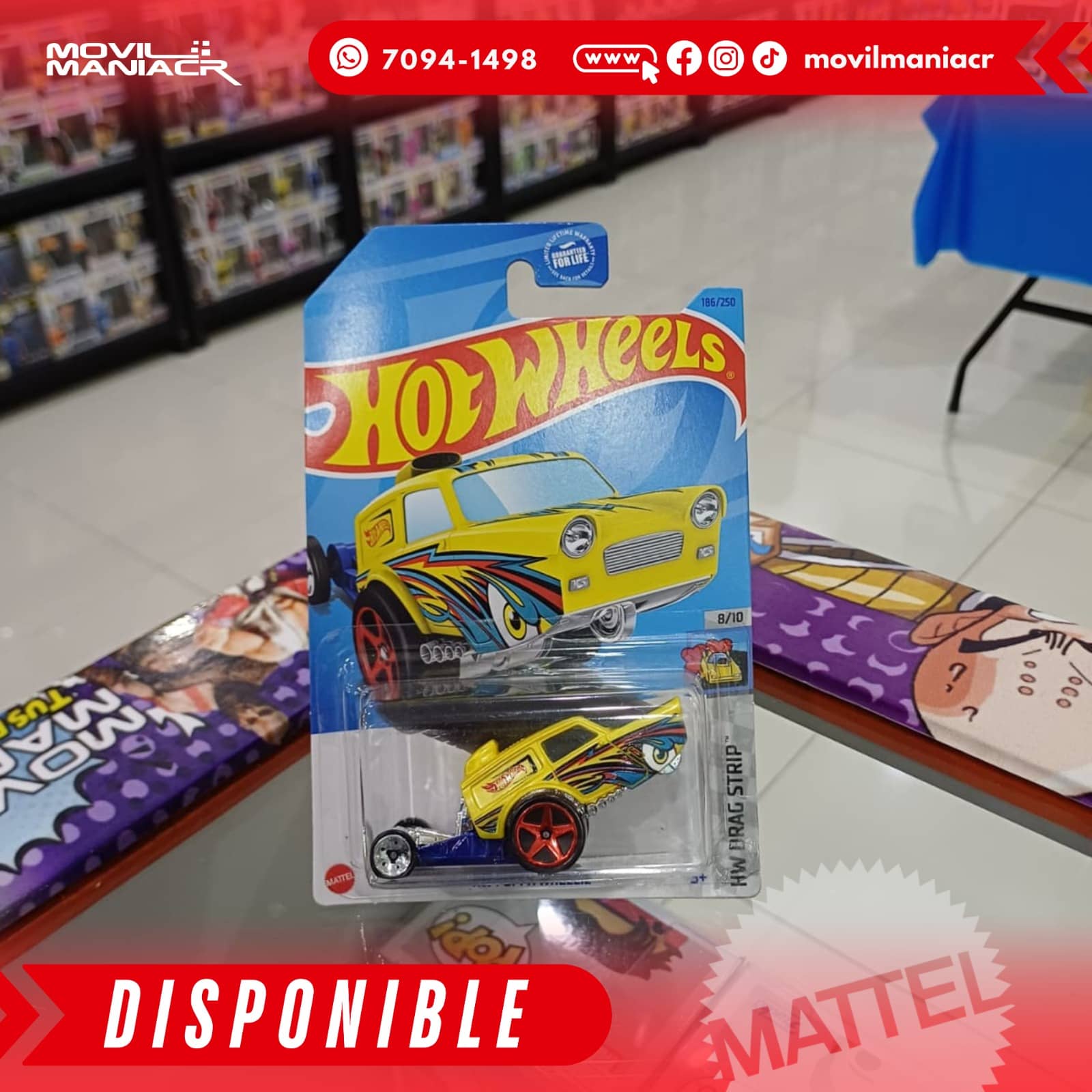 Hot Wheels Poppa Wheelie (186/250) 2023 – (Stock) ¡Disponible Ahora! 1 Hot Wheels Poppa Wheelie (186250) 2023 – (Stock) ¡Disponible Ahora!