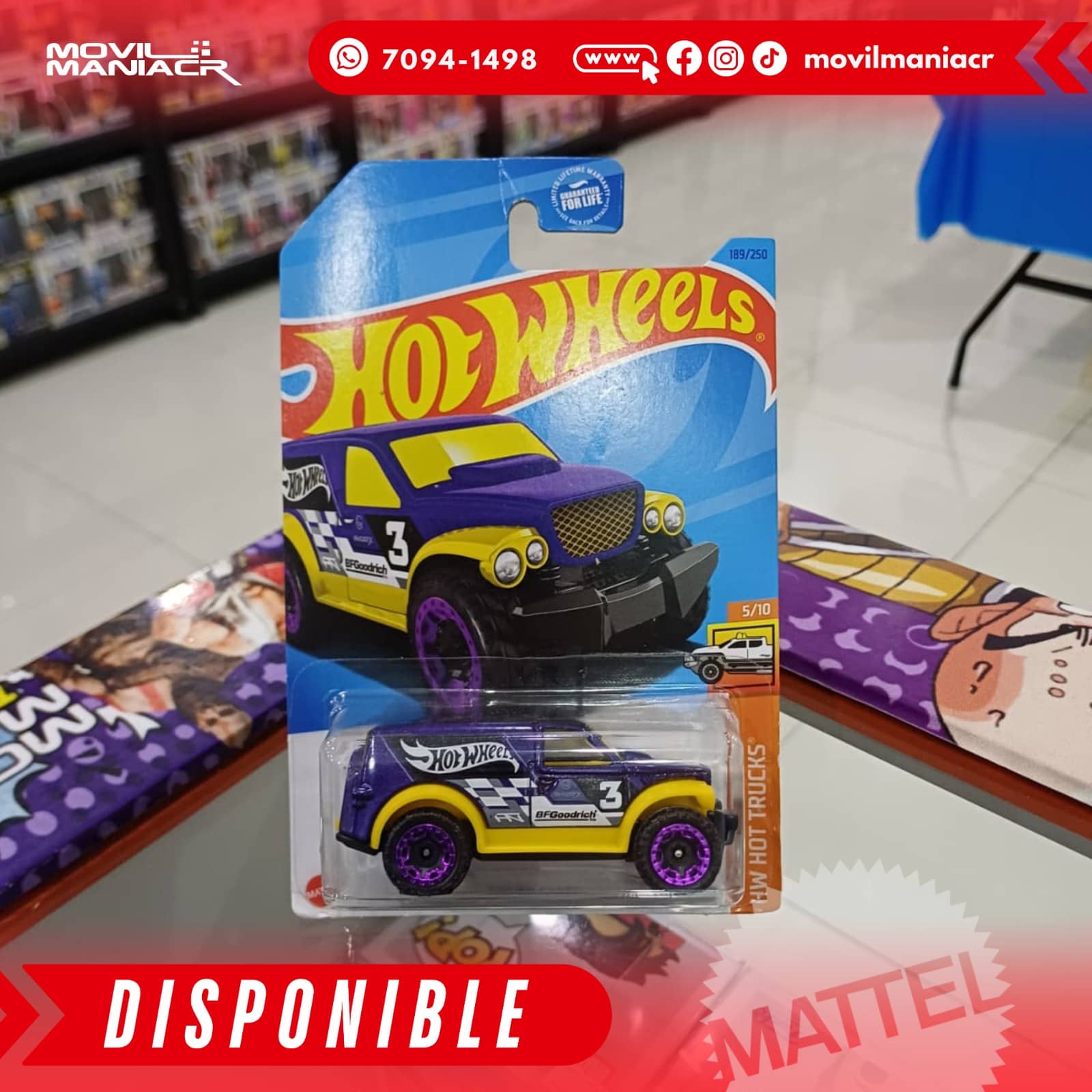 Hot Wheels Power Panel (189/250) 2023 Morado – (Stock) ¡Disponible Ahora! 1 Hot Wheels Power Panel (189250) 2023 Morado
