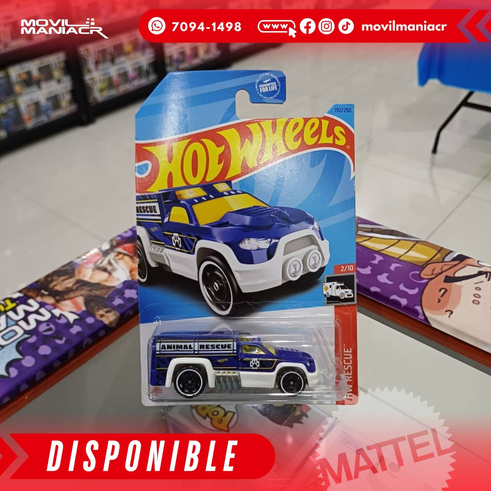 Hot Wheels Rescue Duty (192/250) 2023 – (Stock) ¡Disponible Ahora! 1 Hot Wheels Rescue Duty (192250) 2023 – (Stock) ¡Disponible Ahora!
