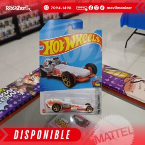 Hot Wheels Rollin' Railer (171250) 2023 Blanco – (Stock) ¡Disponible Ahora!