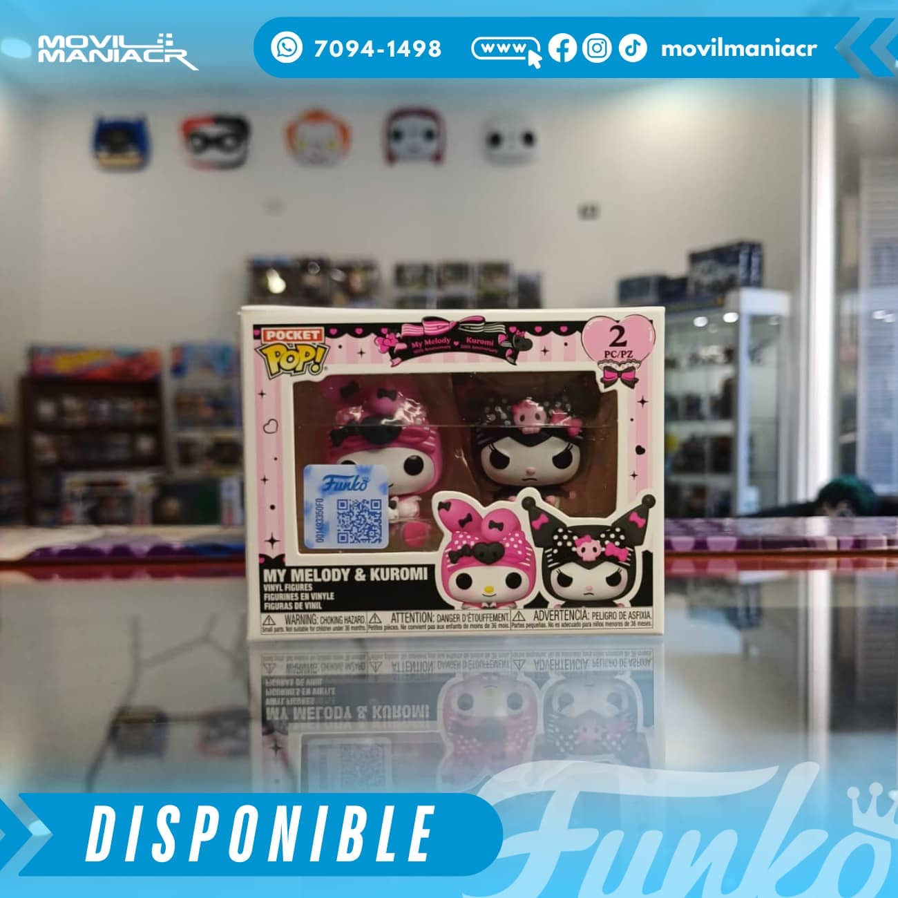 2-Pack Pocket Pop My Melody&Kuromi Exclusivo - (Stock) ¡Disponible Ahora! 2 2-Pack Pocket Pop My Melody&Kuromi Exclusivo - (Stock) ¡Disponible Ahora! - Imagen 2