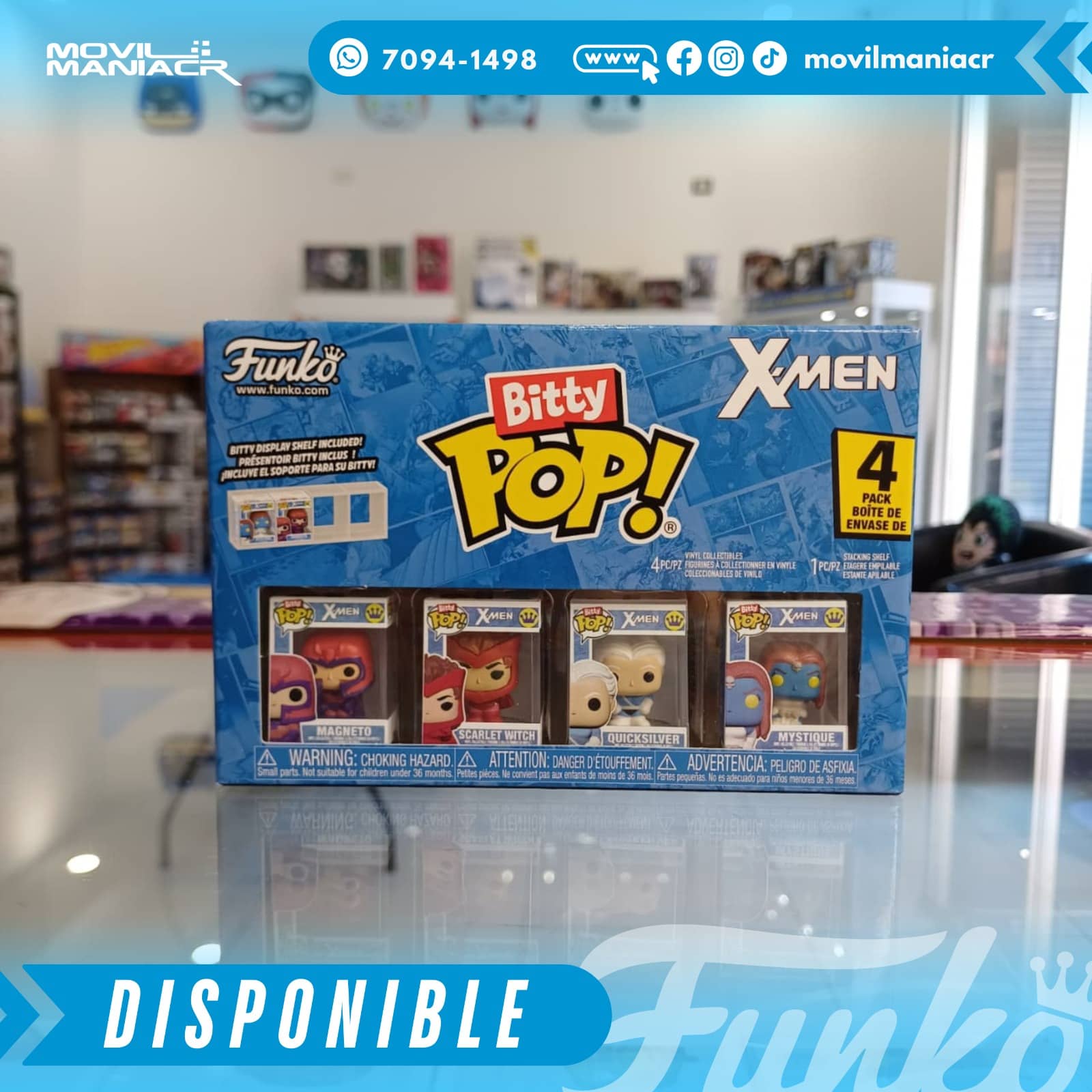 4-Pack Bitty Pop X-Men - (Stock) ¡Disponible Ahora! 2 4-Pack Bitty Pop X-Men - (Stock) ¡Disponible Ahora! - Imagen 2