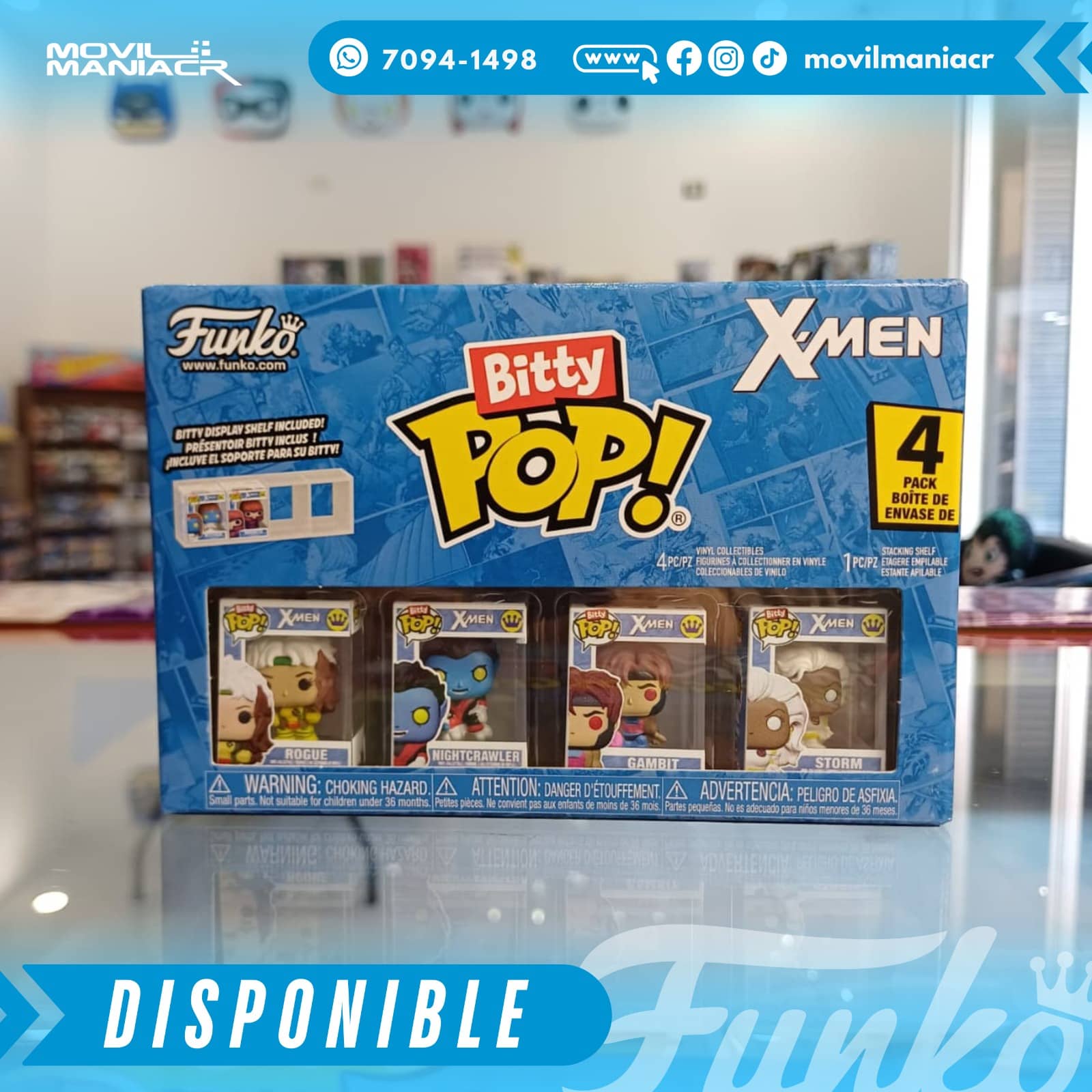4-Pack Bitty Pop X-Men Storm - (Stock) ¡Disponible Ahora! 2 4-Pack Bitty Pop X-Men Storm - (Stock) ¡Disponible Ahora!