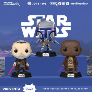 Colección 3 Funko Pop Star Wars Retro Series - (Preventa) ¡Reserva Ahora!