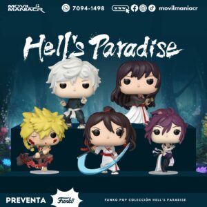 Colección 5 Funko Pop Hell's Paradise - (Preventa) ¡Reserva Ahora!