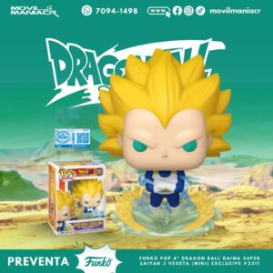 Funko Pop Dragon Ball Daima Super Saiyan 3 Vegeta Exclusivo #2311 - (Preventa) ¡Reserva Ahora!
