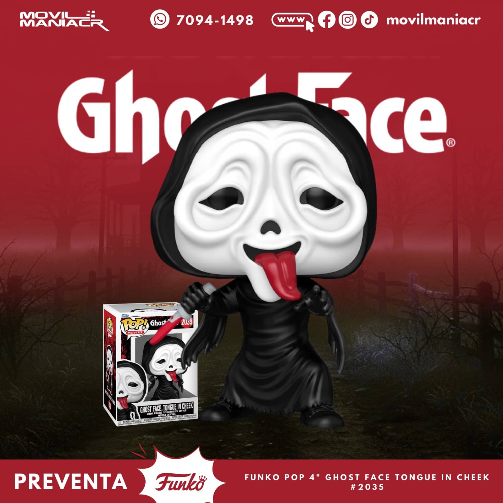 Funko Pop! VHS Cover: Ghost Face (Metallic) – Vet Vinyl Verzamelobject Voor Horrorfans, Coole Cadeautip Voor Kinderen & Volwassenen, Officiële Merch