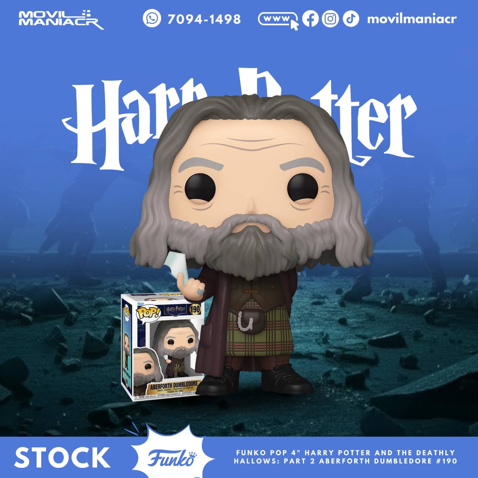 Funko Pop Harry Potter Aberforth Dumbledore #190 - (Stock) ¡Disponible Ahora! 1 Funko Pop Harry Potter Aberforth Dumbledore #190 - (Stock) ¡Disponible Ahora!