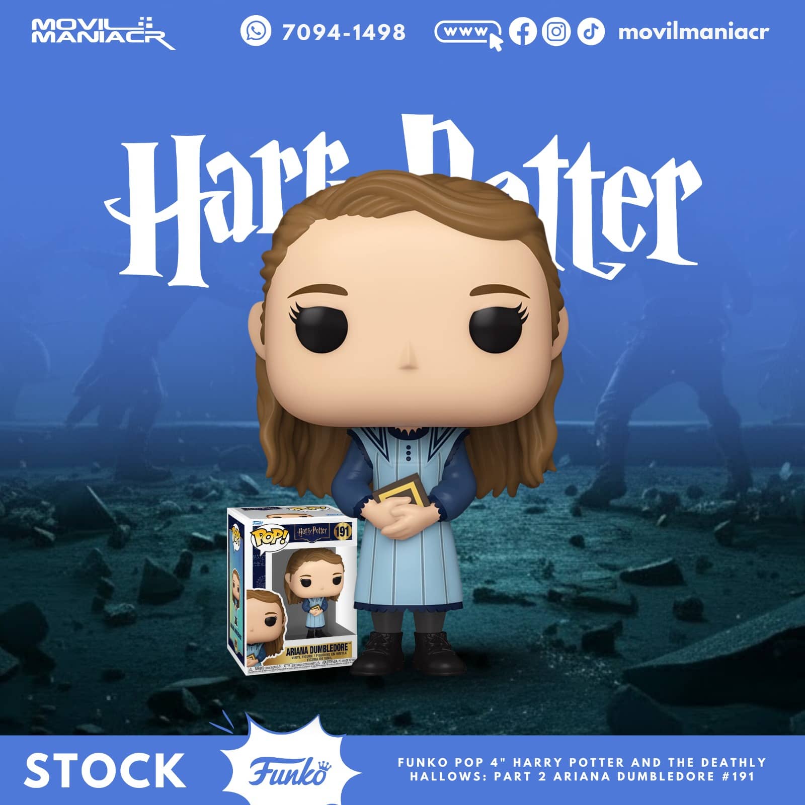 Funko Pop Harry Potter Ariana Dumbledore #191 - (Stock) ¡Disponible Ahora! 1 Funko Pop Harry Potter Ariana Dumbledore #191 - (Stock) ¡Disponible Ahora!