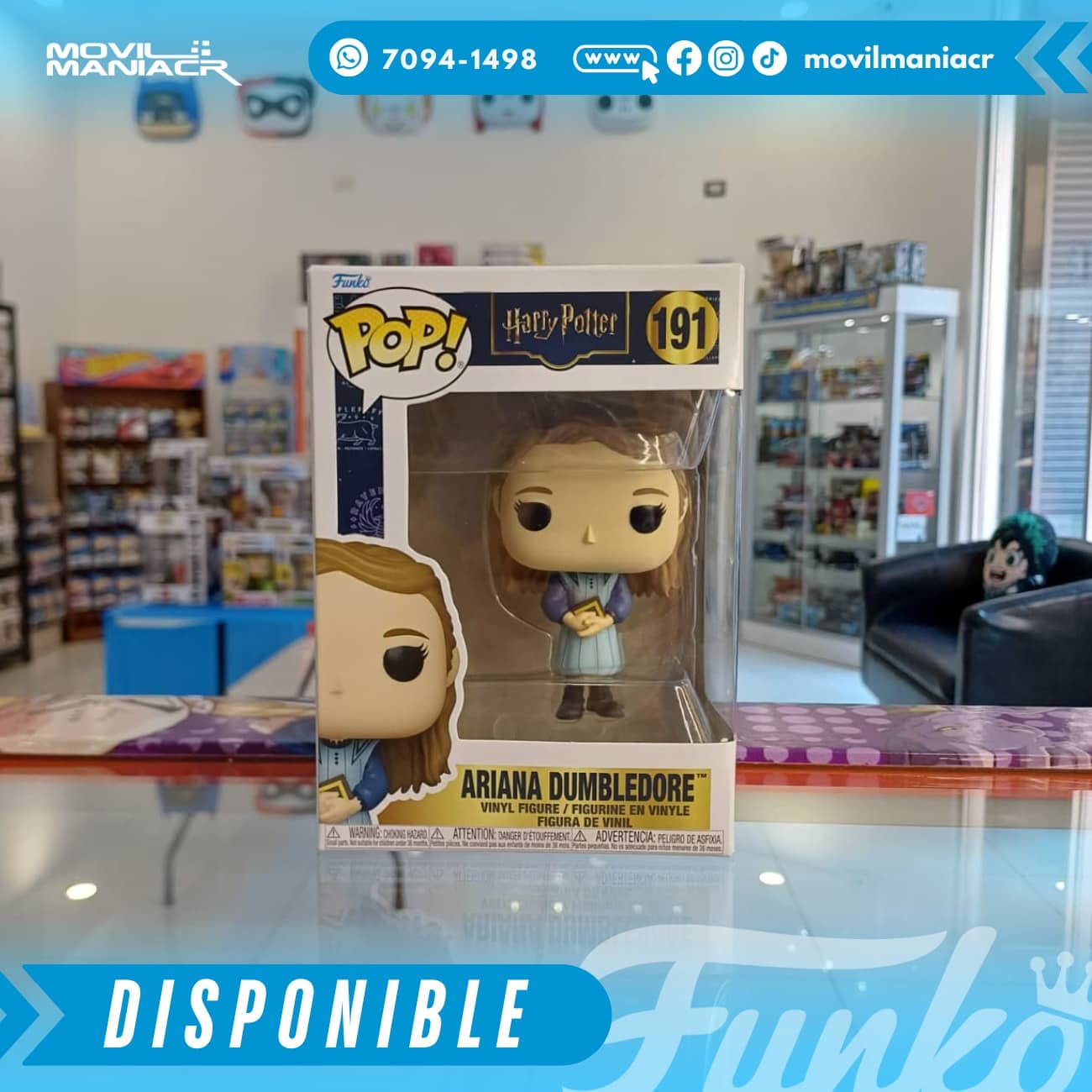 Funko Pop Harry Potter Ariana Dumbledore #191 - (Stock) ¡Disponible Ahora! 2 Funko Pop Harry Potter Ariana Dumbledore #191 - (Stock) ¡Disponible Ahora! - Imagen 2