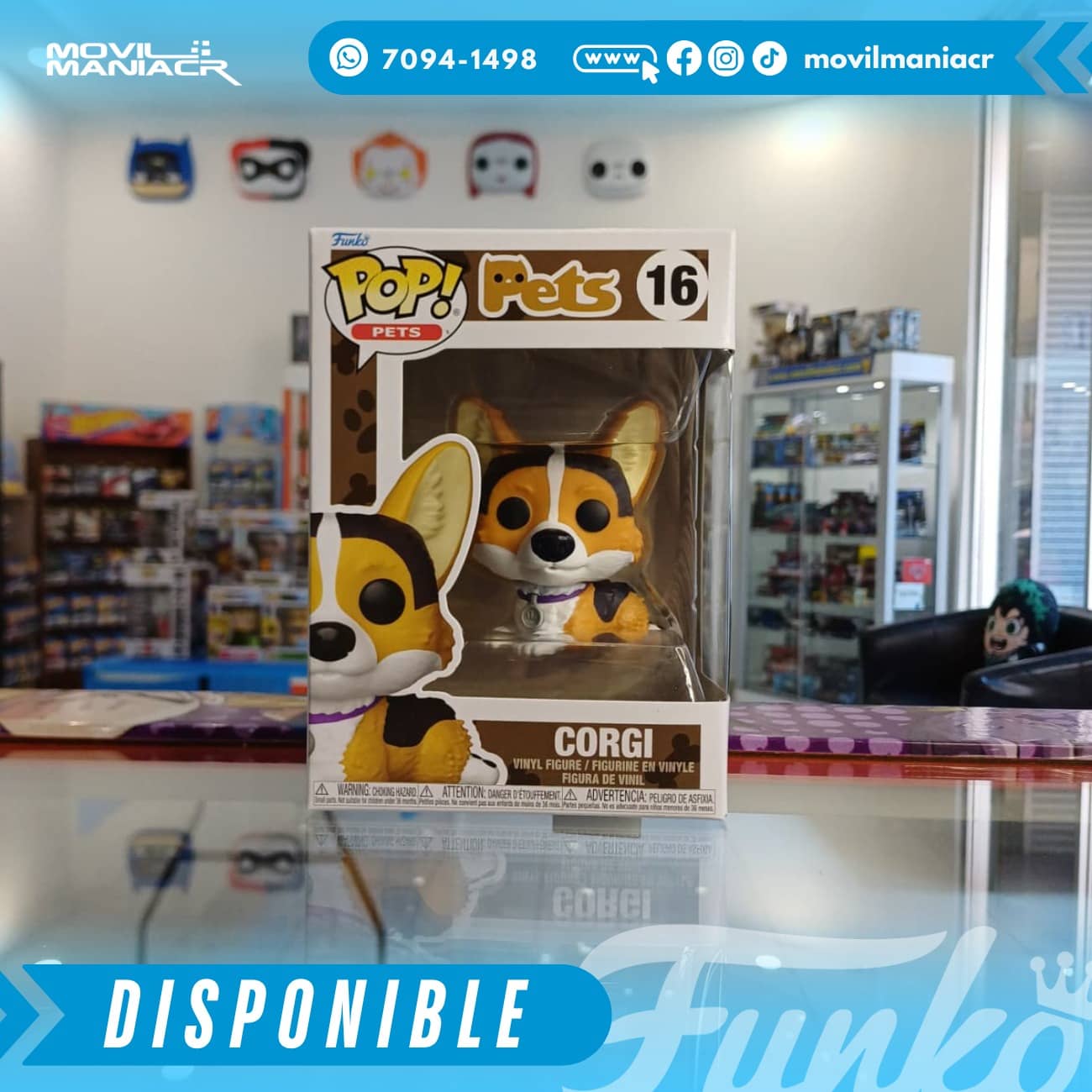 Funko Pop Pets Corgi #16 - (Stock) ¡Disponible Ahora! 2 Funko Pop Pets Corgi #16 - (Stock) ¡Disponible Ahora!