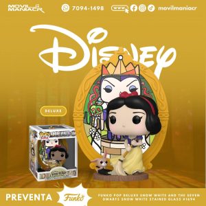Funko Pop Snow White Stained Glass Deluxe #1694 - (Preventa) ¡Reserva Ahora!