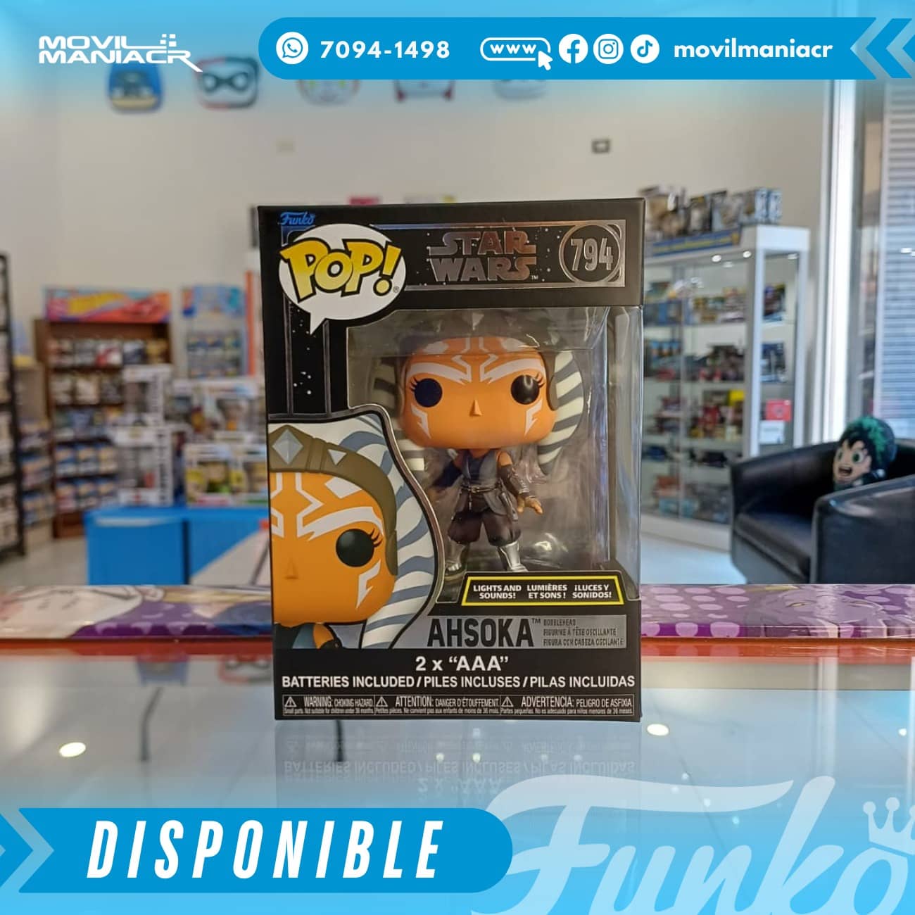 Funko Pop Star Wars Ahsoka SFX #794 - (Stock) ¡Disponible Ahora! 2 Funko Pop Star Wars Ahsoka SFX #794 - (Stock) ¡Disponible Ahora! - Imagen 2