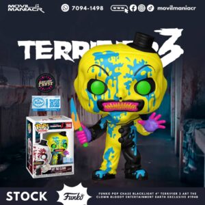 Funko Pop Terrifier 3 Art the Clown Bloody Chase Exclusivo #1948 - (Stock) ¡Disponible Ahora!