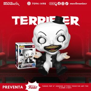 Funko Pop Terrifier Art the Clown Sit #2011 - (Preventa) ¡Reserva Ahora!