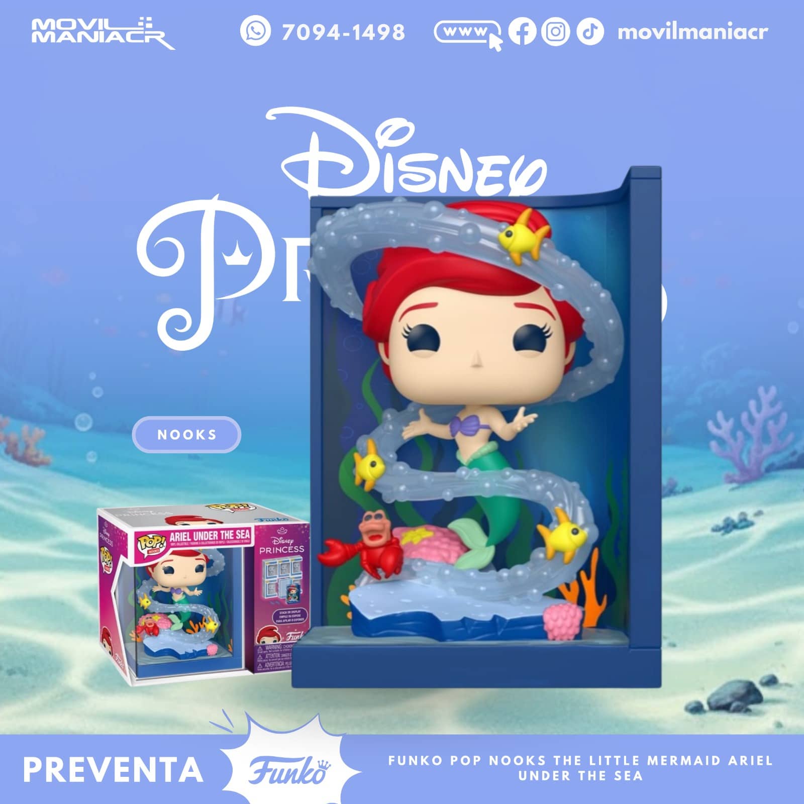 Funko Pop The Little Mermaid Ariel's Grotto Nooks - (Preventa) ¡Reserva Ahora! 1 Funko Pop The Little Mermaid Ariel's Grotto Nooks - (Preventa) ¡Reserva Ahora!