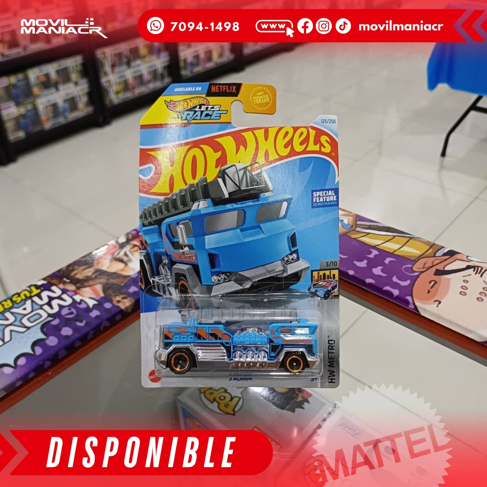 Hot Wheels 5 Alarm (39/250) 2024 – (Stock) ¡Disponible Ahora! 1 Hot Wheels 5 Alarm (125250) 2024 – (Stock) ¡Disponible Ahora!