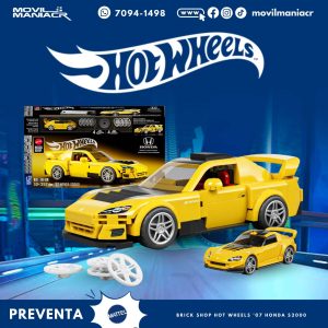 Hot Wheels Brick Shop '07 Honda S2000 Escala 132 - (Preventa) ¡Reserva Ahora!