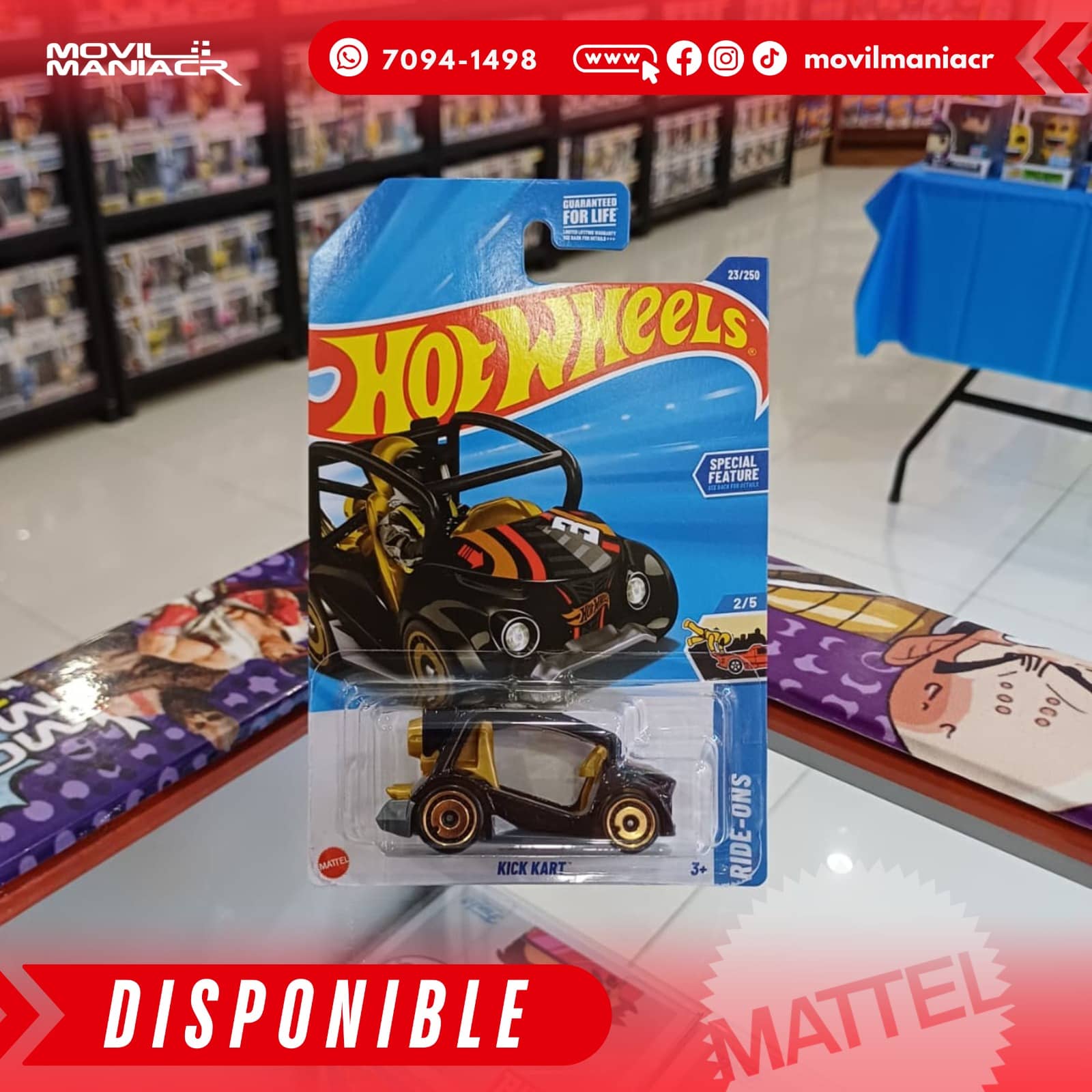 Hot Wheels Kick Kart (23/250) 2025 – (Stock) ¡Disponible Ahora! 1 Hot Wheels Kick Kart (23250) 2025 – (Stock) ¡Disponible Ahora!