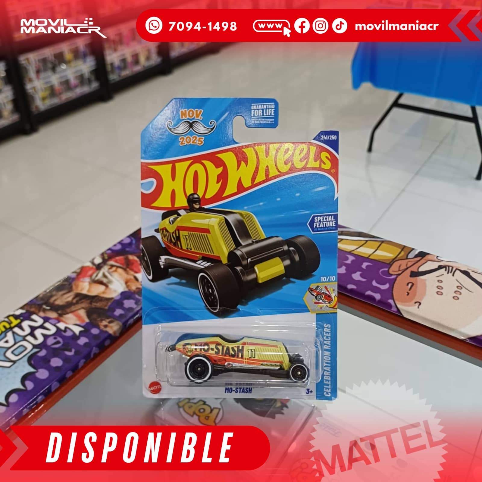Hot Wheels Mo-Stash (241/250) 2025 – (Stock) ¡Disponible Ahora! 1 Hot Wheels Mo-Stash (241/250) 2025 – (Stock) ¡Disponible Ahora!