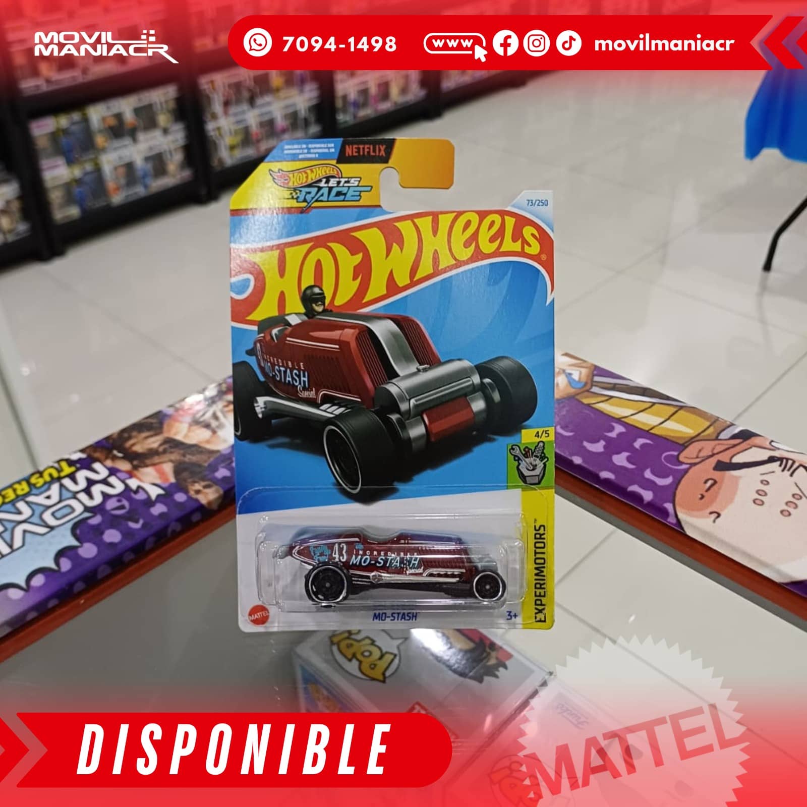 Hot Wheels Mo-Stash (73/250) 2024 Rojo – (Stock) ¡Disponible Ahora! 1 Hot Wheels Mo-Stash (73250) 2024 Rojo – (Stock) ¡Disponible Ahora!