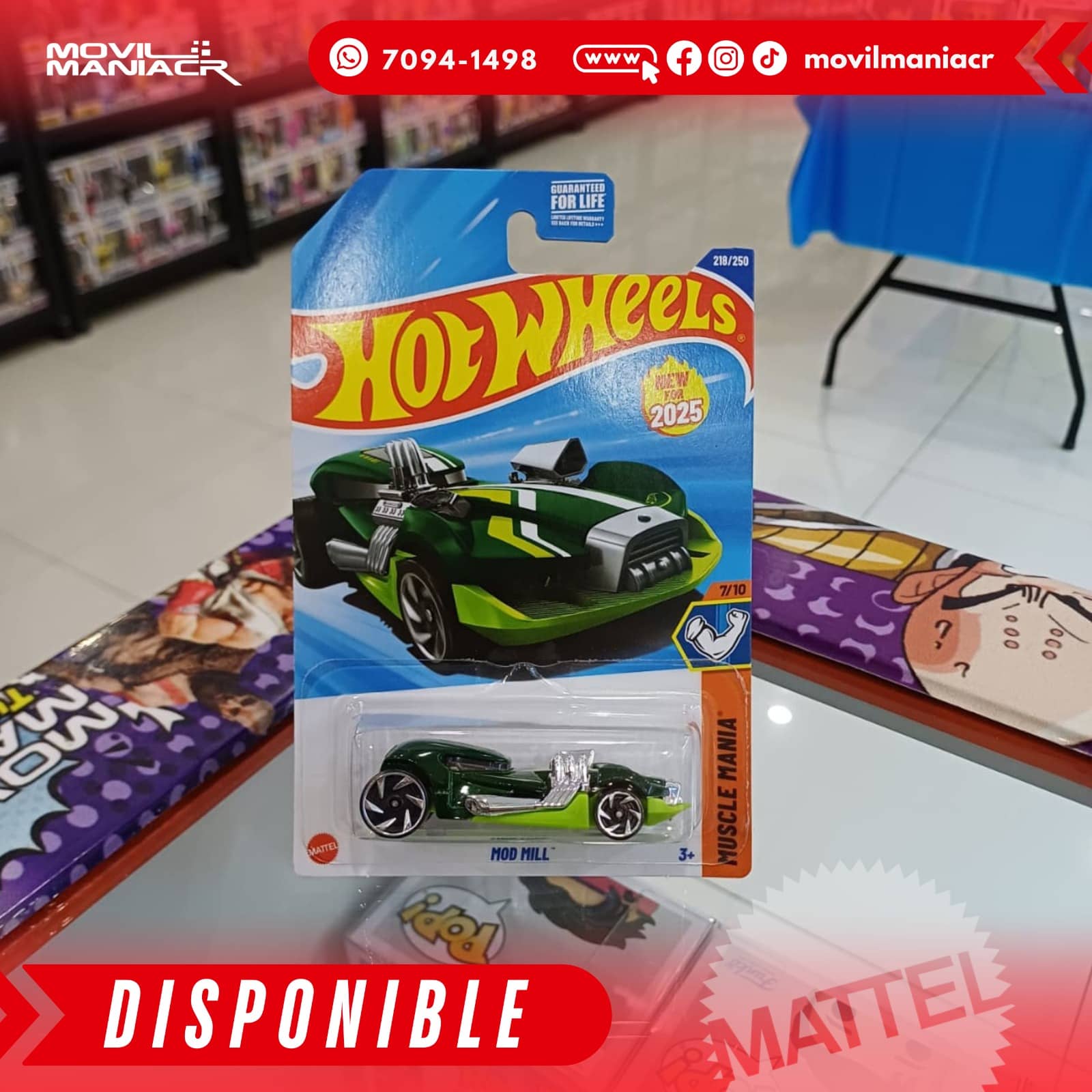 Hot Wheels Mod Mill (218/250) 2025 – (Stock) ¡Disponible Ahora! 1 Hot Wheels Mod Mill (218250) 2025 – (Stock) ¡Disponible Ahora!