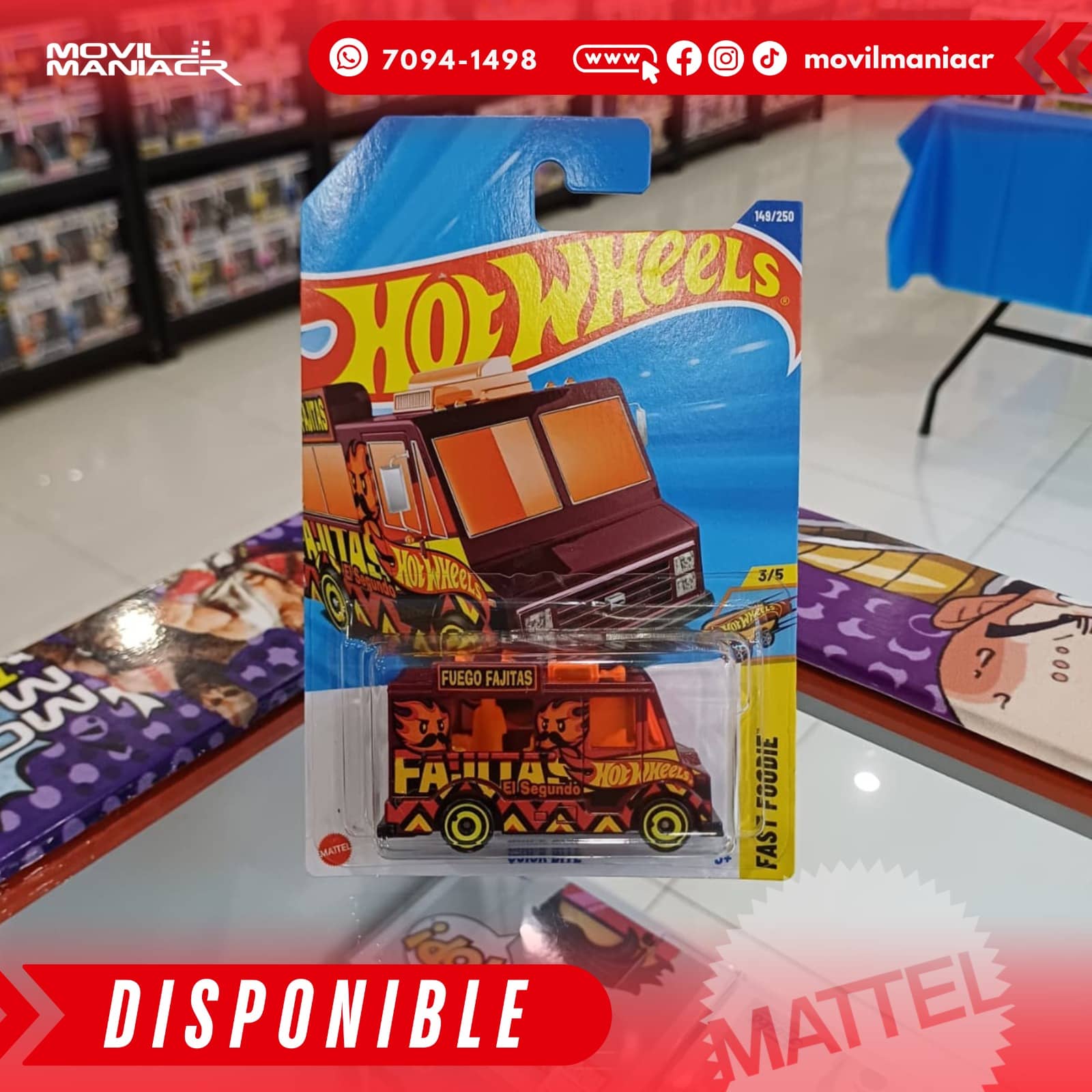 Hot Wheels Quick Bite (149/250) 2025 – (Stock) ¡Disponible Ahora! 1 Hot Wheels Quick Bite (149250) 2025 – (Stock) ¡Disponible Ahora!