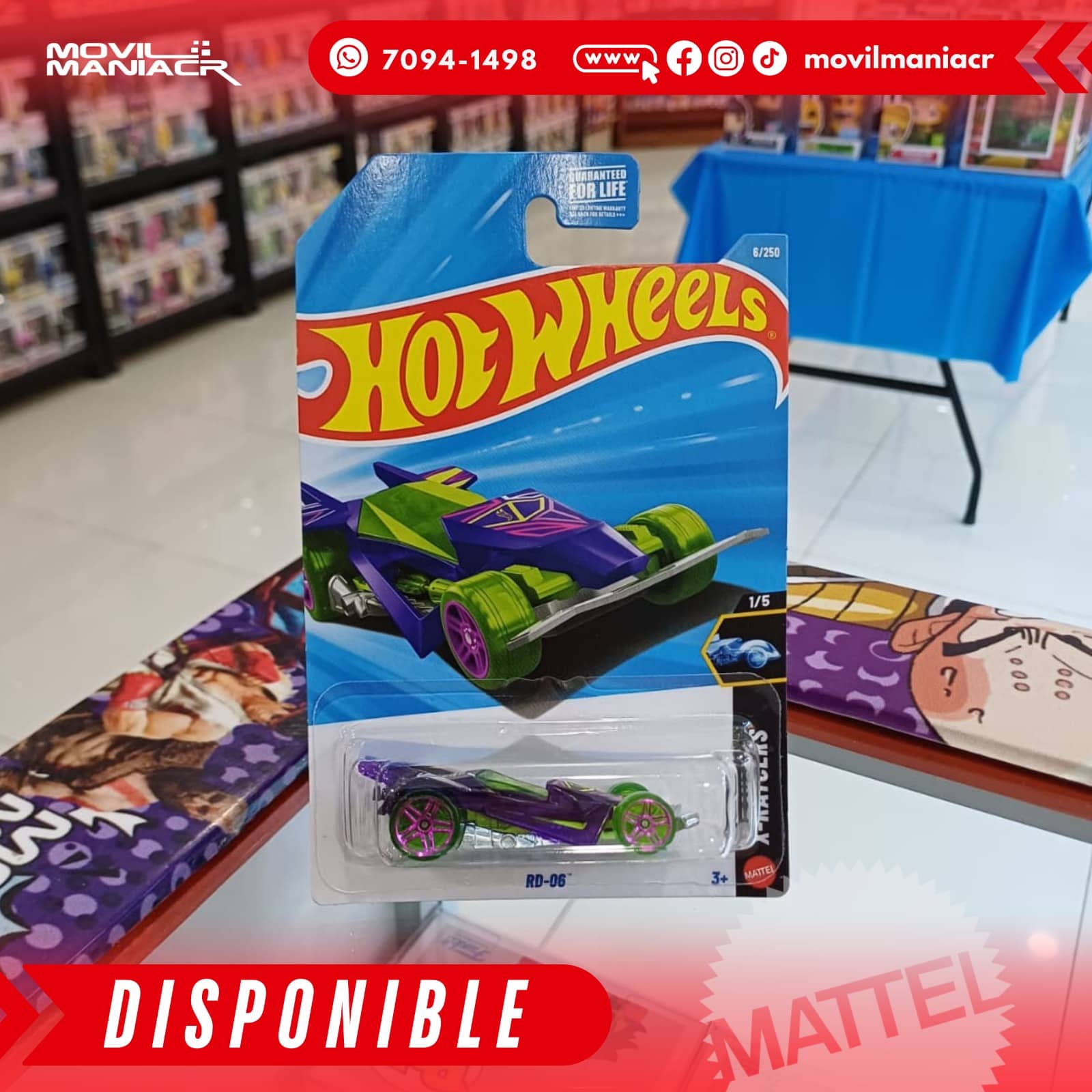 Hot Wheels RD-06 (6/250) 2026 – (Stock) ¡Disponible Ahora! 1 Hot Wheels RD-06 (6250) 2026 – (Stock) ¡Disponible Ahora!