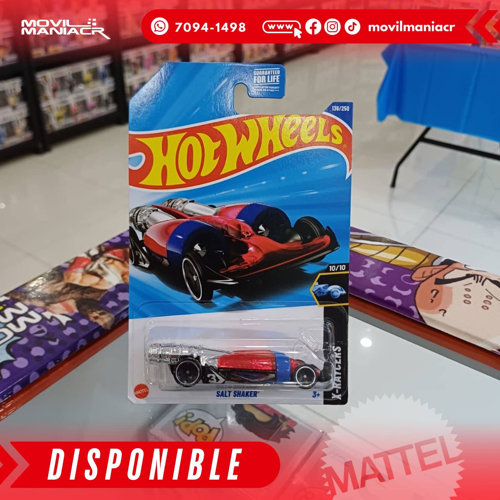 Hot Wheels Salt Shaker (136/250) 2025 – (Stock) ¡Disponible Ahora! 1 Hot Wheels Salt Shaker (136250) 2025 – (Stock) ¡Disponible Ahora!