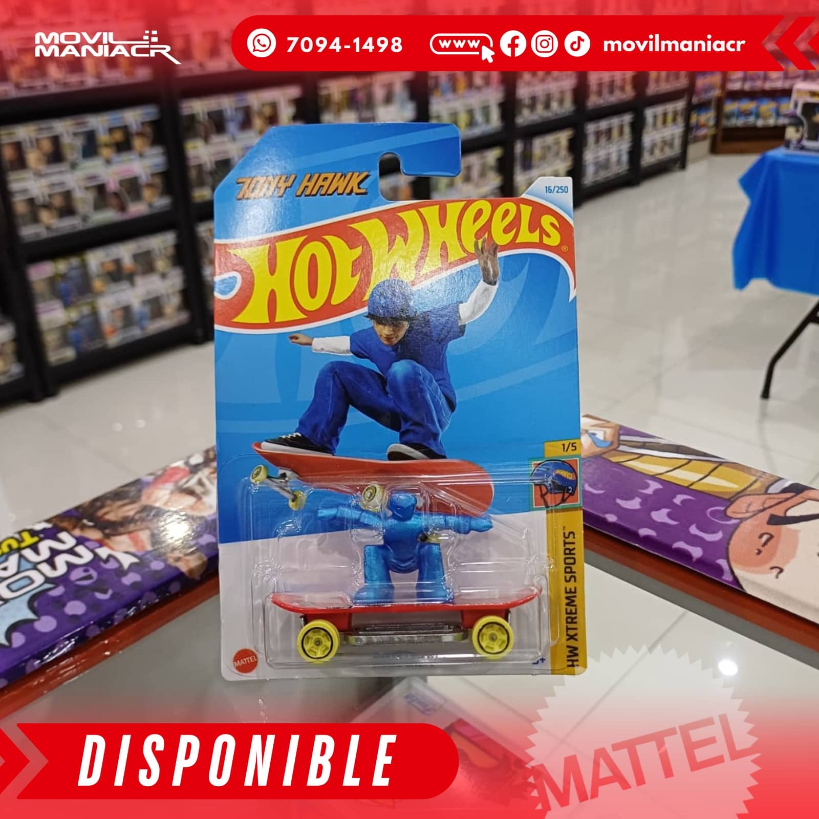 Hot Wheels Skate Grom (16/250) 2024 – (Stock) ¡Disponible Ahora! 1 Hot Wheels Skate Grom (16250) 2024 – (Stock) ¡Disponible Ahora!