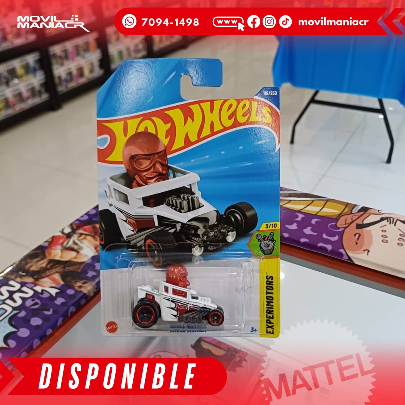 Hot Wheels Skull Shaker (118/250) 2025 – (Stock) ¡Disponible Ahora! 1 Hot Wheels Skull Shaker (118250) 2025 – (Stock) ¡Disponible Ahora!