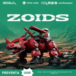 Takara Tomy Zoids Realize Model RMZ-014 Red Horn Styracosaurus Type Escala 1100 - (Preventa) ¡Reserva Ahora!