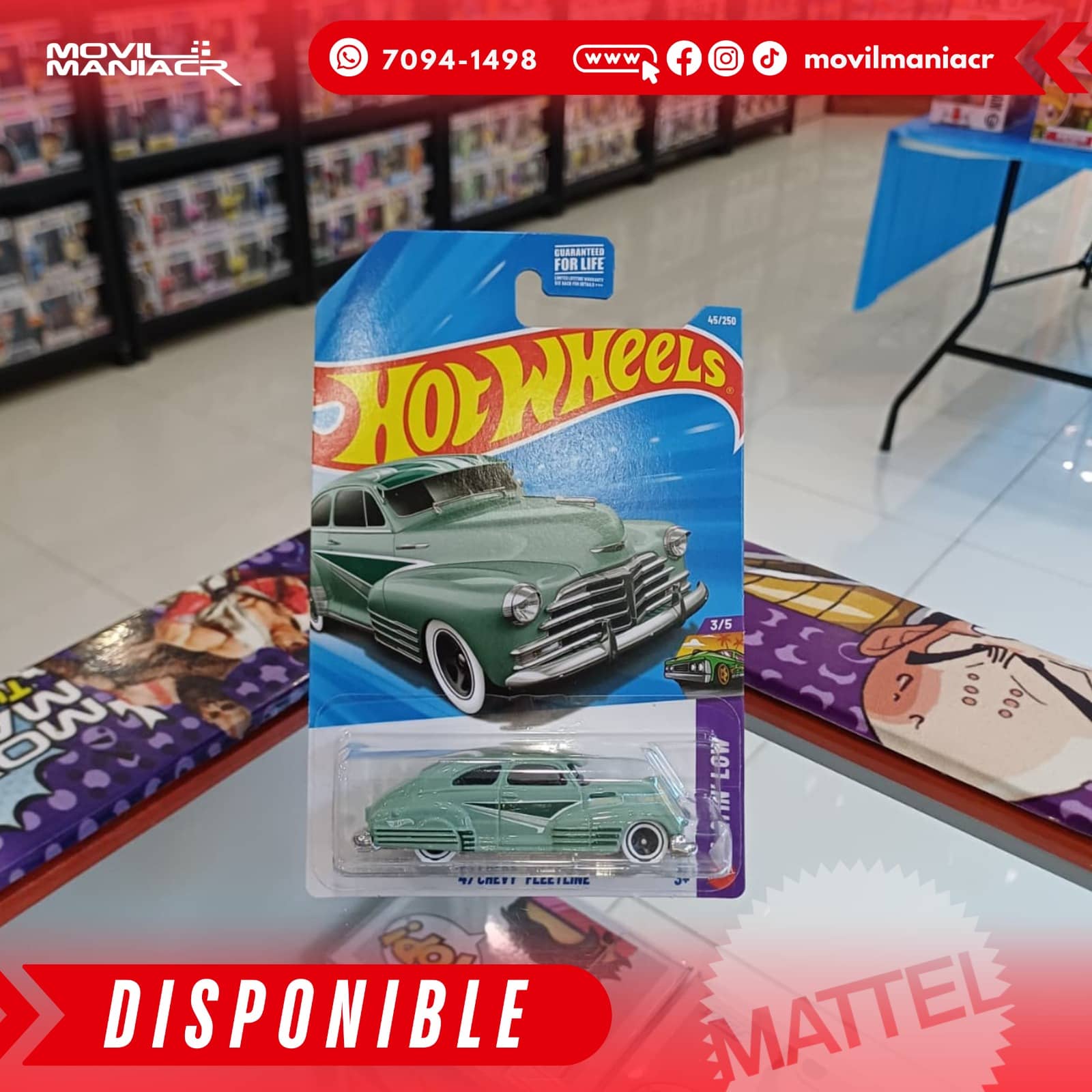 Hot Wheels '47 Chevy Fleetline (45/250) 2026 – (Stock) ¡Disponible Ahora! 1 Hot Wheels '47 Chevy Fleetline (45250) 2026 – (Stock) ¡Disponible Ahora!
