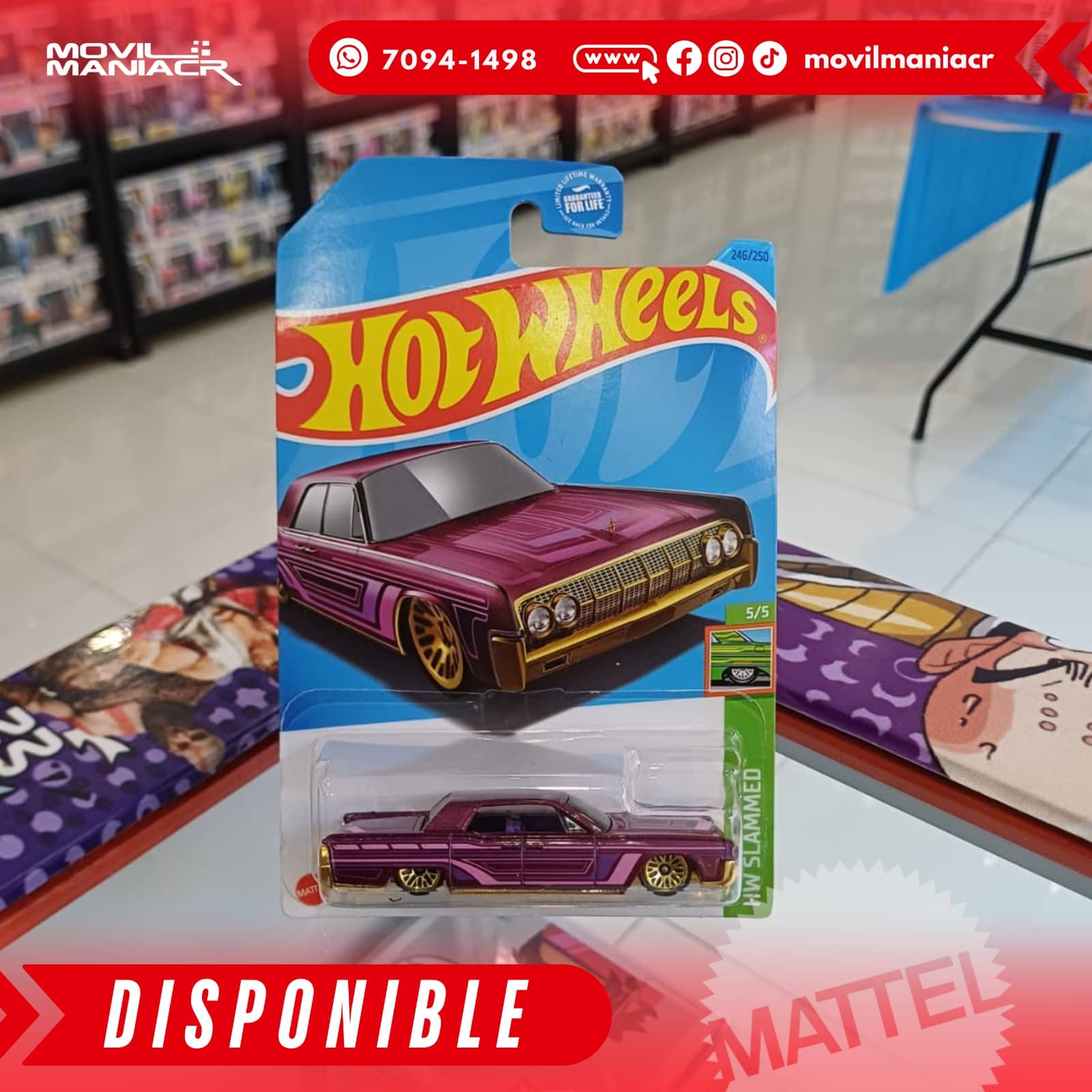 Hot Wheels '64 Lincoln Continental (246/250) 2023 – (Stock) ¡Disponible Ahora! 1 Hot Wheels '64 Lincoln Continental (246250) 2023 – (Stock) ¡Disponible Ahora!