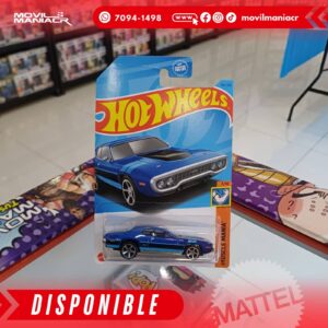Hot Wheels '71 Plymouth GTX (166250) 2023 – Azul (Stock) ¡Disponible Ahora!