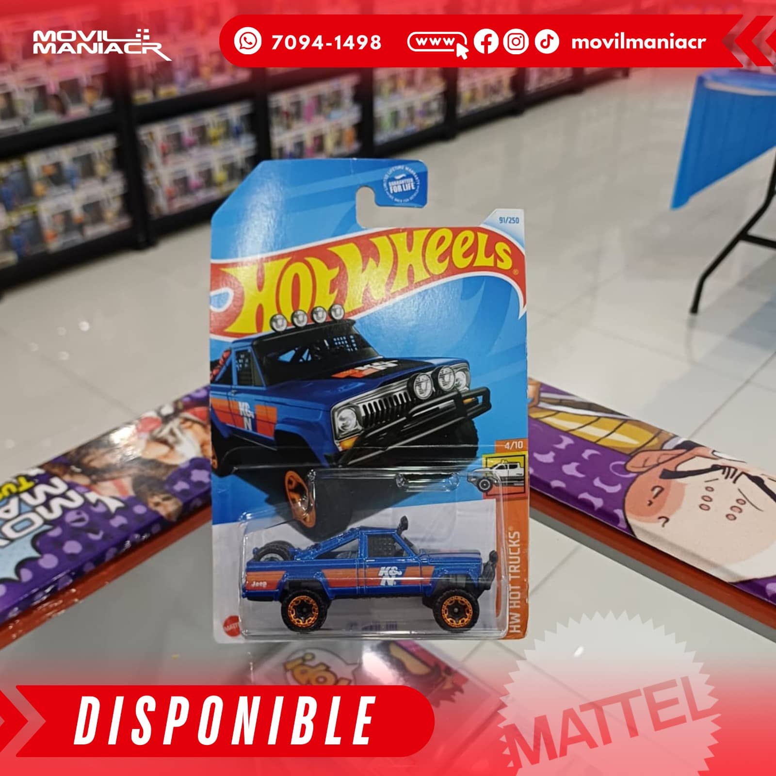 Hot Wheels '73 Jeep J10 (91/250) 2024 – (Stock) ¡Disponible Ahora! 1 Hot Wheels '73 Jeep J10 (91250) 2024 – (Stock) ¡Disponible Ahora!