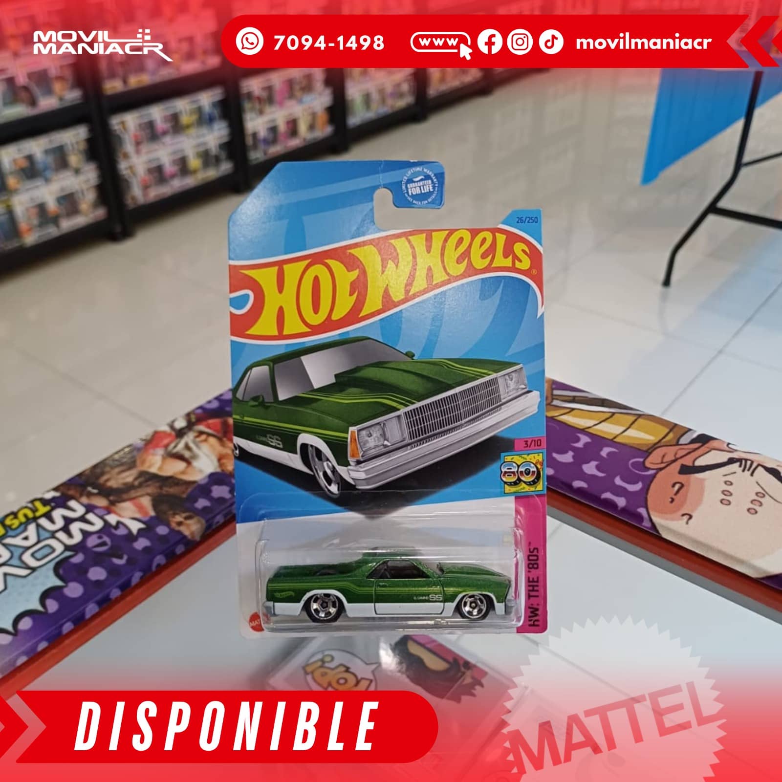 Hot Wheels '80 El Camino (26/250) 2023 – (Stock) ¡Disponible Ahora! 1 Hot Wheels '80 El Camino (26250) 2023 – (Stock) ¡Disponible Ahora!