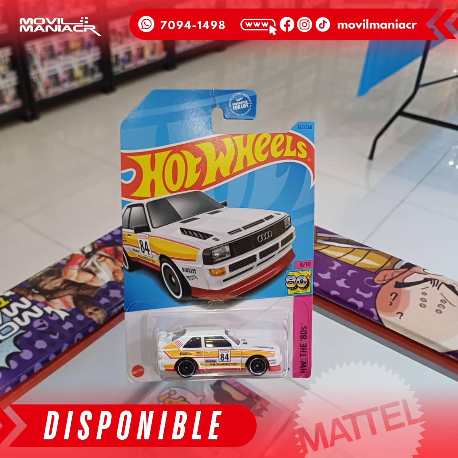 Hot Wheels '84 Audi Sport Quattro (152/250) 2023 – (Stock) ¡Disponible Ahora! 1 Hot Wheels '84 Audi Sport Quattro (152250) 2023 – (Stock) ¡Disponible Ahora!